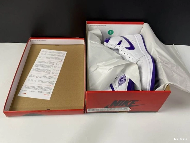 1st Kicks CD0461-151 1 HIGH AIR JORDAN RETRO PURPLE COURT 0724